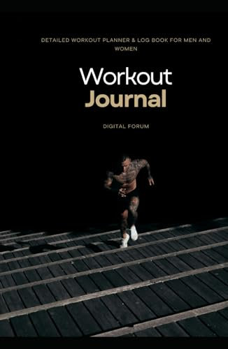 Fitness Workout Journal for Women & Men, Fitness Workout Planner For Progress and Weight Loss at Home & Gym, Track Lifts, Goals, Body Weight and More