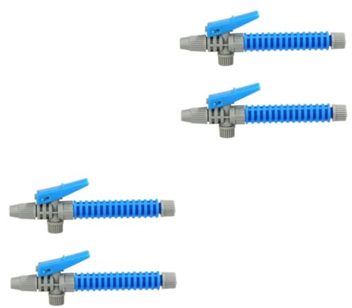 CAXUSD 4stücke Tragbare Sprühdüsen Sprüher Zubehör Mit Ergonomischem Griff Für Gartenarbeit Rostfreies Kunststoffdesign Einsetzbar Für Standard-schläuche