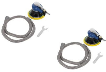 DIYEAH 2sets Pneumatic Tool Air Angle Sander Sanding Discs for Polish Machine Waxing Grinding Tool for Crafts