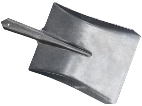 Gatuida Pala De Acero para Jardinería Práctica Sin Mango, Tamaño 2, Herramienta Duradera para Cultivo y Transporte De Tierra, Uso Jardín y Granja, Resistente y Portátil