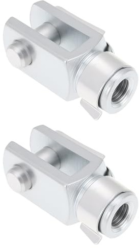 eMagTech 2Pcs 5/16UNF Quick Release Clevis with Spring Pin Air Cylinder Rod Clevis 42mm Length