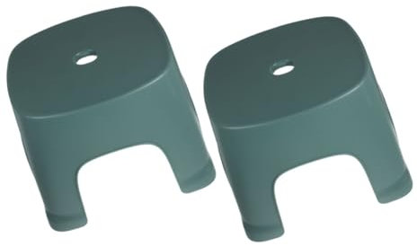 MAGICLULU 2stücke Teiliges Kunststoff-fußschemel- Kompakter Rutschfester Tritthocker Für Badezimmer Und Toilette Vielseitiger Kleiner Hocker Zum Schuhe Wechseln Und Haushalt Leicht Und Einfa