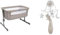 Chicco Next2Me Essential Dune Culla Neonato Fianco Letto, Sostenibile, Compatibile con Diversi Letti Giostrina Evolutiva Arcobaleno 3in1, per Culle e Lettini, 3 Configurazioni, 0+ mesi