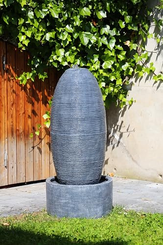 froggit The Fountain Brunnen Wasserbrunnen, Gartenbrunnen mit LED Beleuchtung Indoor Outdoor (TheFountain 120)