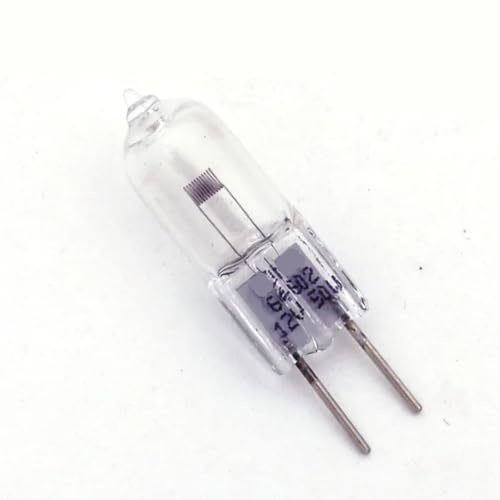 YBVLKSX 64602 12V 50W Halogen Bulb G6.35 Lamp Bead 12V50W Microscope Halogen Tungsten Lamp Shadowless Lamp(5 Pieces)