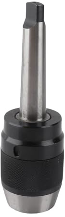 MTA3 - APU16 Keyless Drill Chuck, CNC Milling Machine Drill Chuck, Flat Tail Integrated Keyless Chuck with 1/16in - 1/2in Clamping Range for Lathe and Milling Machines