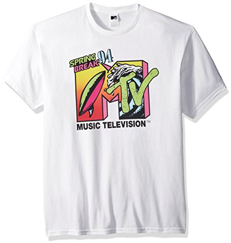 MTV T-shirt för män, Vit, L