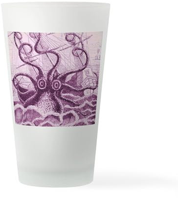 CafePress Purple Kraken Pint Glass, 16 oz. Drinking Glass