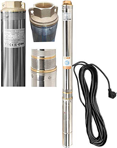 Qualitäts-Tiefbrunnenpumpe Brunnenpumpe 3,5 89 mm 6300 l/h 0,8kW 6,3 bar sandresistent