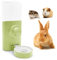 Automatischer Wasserspender Kaninchen [Grün, 600ml] Hängend Haustier Trinkflasche Hasen Meerschweinchen Hamster Chinchilla Frettchen Käfig Wasserflasche
