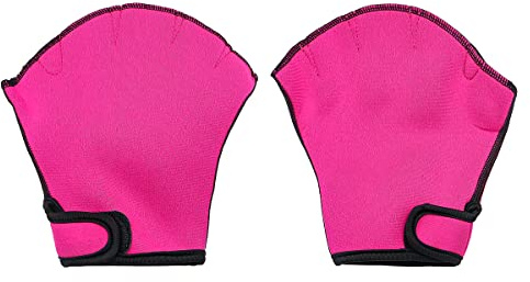 Hsthe Sea Aquatic Handschuhe für den Oberkörperwiderstand, Schwimmhandschuhe mit Trageschlaufe, gut nähen, kein Ausbleichen, Größen für Männer Frauen Erwachsene Kinder
