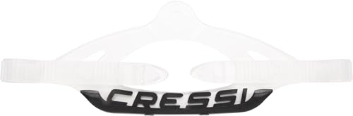 Cressi Mask Strap Professional Group C Clear/Black - Cinturino Dotazione Originale per Maschere da Immersione e Snorkeling, Gruppo C, Trasparente/Nero, Taglia Unica, Unisex