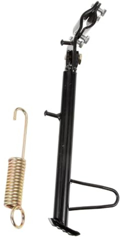 Luxshiny Caballete Lateral de Motocicleta Soporte Lateral Ajustable Accesorio para Scooter Eléctrico y Motocicleta Uso Todo el Año Mejora Estabilidad Seguridad
