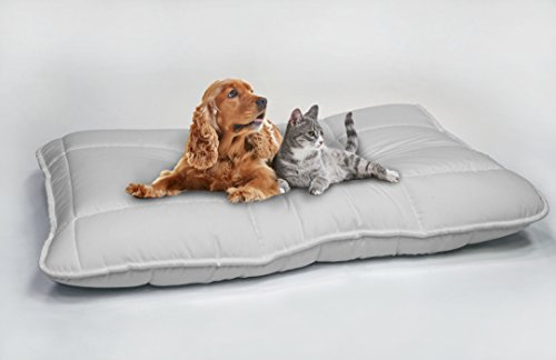Elegant Hundekissen Maxy, Hell Grau, 60x100cm