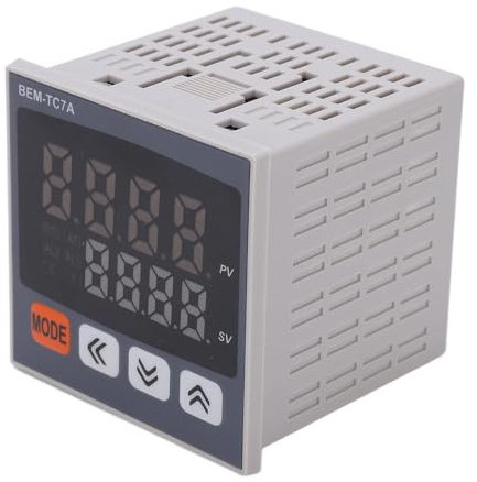Digital Termostat 7-segments LED PID-temperaturregulator Intelligent Reläutgångstermostat för Hushållsapparater 100‑240VAC(BEM-TC7A-14RV)