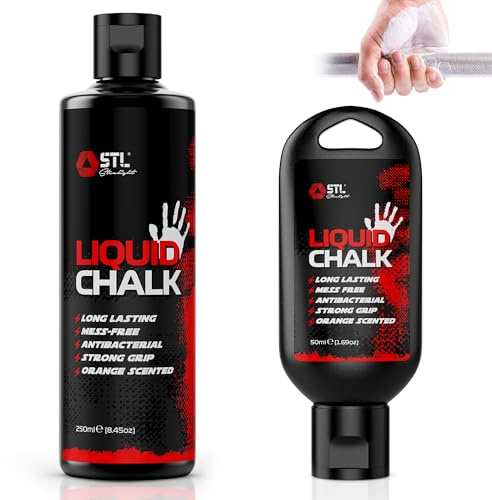 STEELIGHT Liquid Chalk – Weightlifting, Gym, Rock Climbing, Body Bouldering, Gymnastics,Calisthenics Pole Grip, Strong Grip Chalk Climbing Chalk for Dry Hands (50ml)