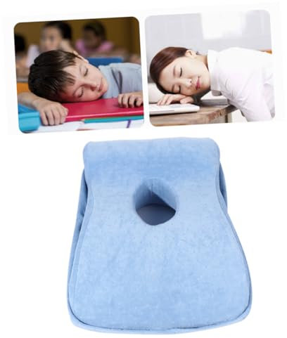 PRETYZOOM Atmungsaktives aus Memory Foam und Baumwolle Höhenverstellbar Nackenkissen und Ergonomisches Schlafkissen Leicht und Stützend fürs Büro Reisen Camping
