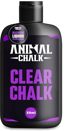 Animal Chalk Magnésium Liquide Transparent 59 ml pour Padel Pole Dance Gaming Crossfit Gym Gymnastique Tennis - Réduit la transpiration des mains Anti-taches Fitness Haltérophilie