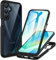 CENHUFO Samsung A16/A16 5G Case - Fits Galaxy A16 5G/4G, Built-in Screen Protector, 360° Full Body Protection, Shockproof Bumper - Black
