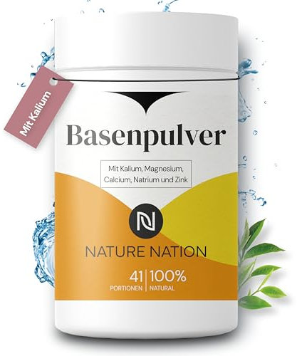 Basenpulver - Elektrolyte: Calcium, Magnesium, Zink, Natrium, Kalium, Citrat - Diät, Basenfasten, Entgiftung - Mineralien für den pH-Wert - Perfekt löslich (1 x 250g: 41 Portionen, Geschmacksneutral)