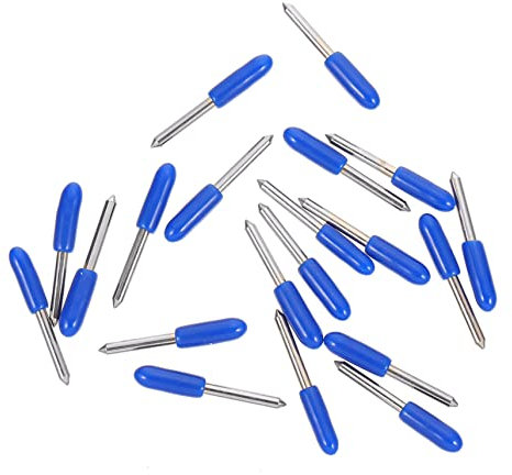 LALAFINA 20pezzi Lama Per Taglio Al Tungsteno Cutter Per Incisione e Lettere Design Per Pellicole Riflettenti e Sottile Accessori Per Macchine Da Taglio