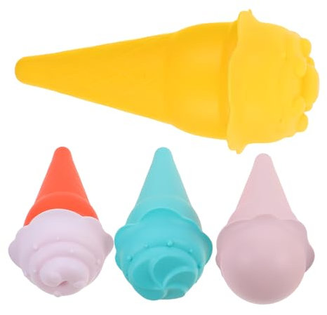 Gogogmee 4pcs Ice Makers Toy Beach Toys for Boys and Girls Develop Creativity and Motor Skills Summer Play