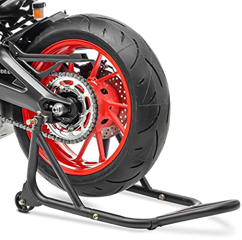 ConStands - Motorrad Montageständer Kompatibel mit Kawasaki Z 800 / e Schwarz Matt Hinten XM Universal