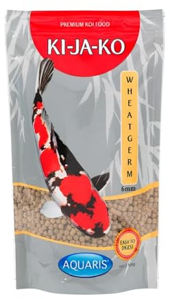 KI-JA-KO Germen de Trigo alimento Especial para koi, Rico en Vitamina E Natural y ácidos grasos Omega-3, con Alto Contenido en Germen de Trigo, para alimentación en Primavera y otoño 10 kg / 6mm