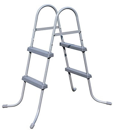 BEST.WAY Scala Piscina FUORITERRA Altezza CM. 84 33 Struttura in Metallo 58430