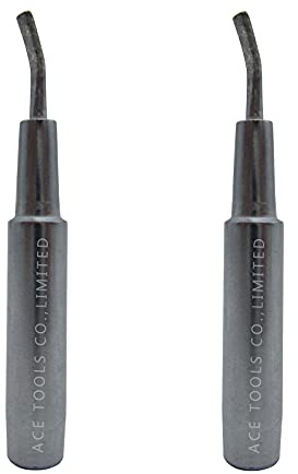 900M-T-1.8H Bent Chisel 1.8mm Soldering Tip Replace for 907ESD 936ESD 937 64-053 3020-XTS M12SI-0 936B 853D Solder Iron Tips (2)