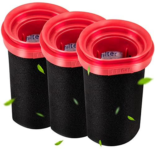 3pcs Motor Protection Filter Replacements for Bosch 25.2V 21.6V Cordless Flexxo Vacuum Cleaner, Part No. 12026520