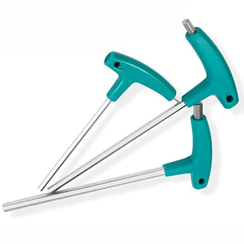 Generic Chiave Inglese Cacciavite Esagonale a Forma di T Cacciaviti Esagonali Chiave Chiavi Esagonali Strumenti di Riparazione di Biciclette 1 PZ (Size : 5mm)