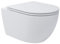 Soho 3.0 Whirlflush Hänge WC mit Tornado Spülung, Wand WC Spülrandlos | Spülrandloses WC Toilette Weiß Glanz, Nano-Beschichtung, Hängetoilette WC ohne Spülrand | Wassersparend, Slim-Sitz | 525mm