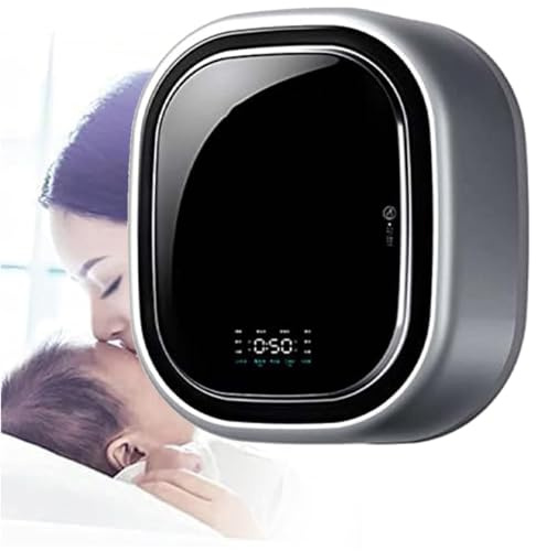 Mini Machine à Laver Domestique, Lave-Linge Entièrement Automatique Murale, Capacité 3Kg, Machine à Laver à Tambour, Pour Nettoyage Des Sous-Vêtements Et Des Vêtements Intimes