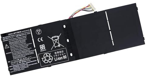 szyuya Laptop-Akku AP13B3K AP13B8K kompatibel mit Acer Aspire ES1-511 V5-473P V5-473G V5-552 V5-552G V5-552P V5-552PG V5-572 V5-572G V5-572P Series (15V 53Wh)