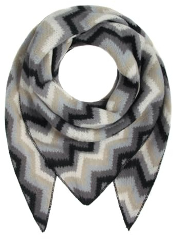 Majea Damenschal Winterschal Strickschal Damen Schal (880043) (schwarz 10)