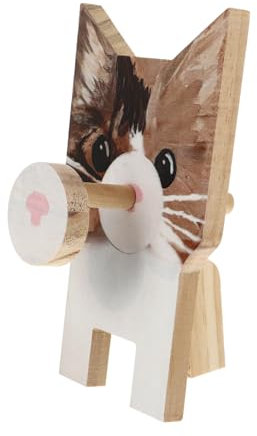 Cabilock Holz Brillenständer Tiermotiv Cartoon Brillenhalter Schreibtischaufbewahrung Dekoration Praktisch