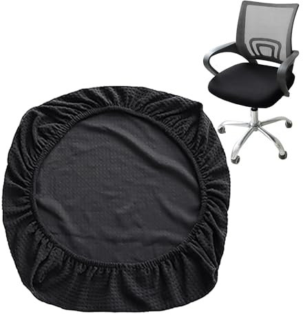 KSBBHDS Funda Elástica para Silla de Oficina - Antideslizante, Protectora de Poliéster - Accesorio