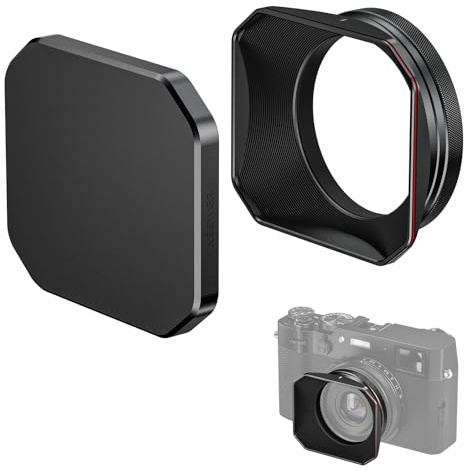 NEEWER Paraluce Quadrato per X100V/X100VI, Previene Riflessi e Flare, Non Compatibile con Filtri Rotondi Tradizionali, Nero, CA088