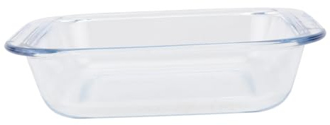 DECHOUS Plat Four en Verre Blanc Résistant la Chaleur, Facile à Nettoyer et Compatible Micro-ondes, pour Cuisson Four et Rôtissage