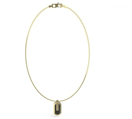 GUESS JUMN04045JWYGBKT-U Collier Homme Racer Tag