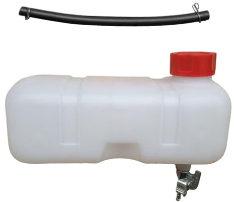 FLCPJGV Gruppo Serbatoio Carburante con Rubinetto, Ricambi Motore a Benzina a Contenitore, Vaso dell'olio con Coperchio, per Decespugliatore 1E43F Trimmer Tosae, Dare un tubo d'olio, 22x10.5x8.5 cm