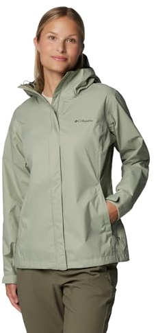 Columbia Women's Arcadia 2 Jacket, Waterproof Rain Jacket, Safari, Small