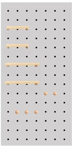 Panneaux perforés, présentoirs de Vente au détail en Bois, système d'organisation Murale de Rangement d'outils pour Panneau perforé, Panneaux muraux en Panneau perforé, étagères en Panneau p