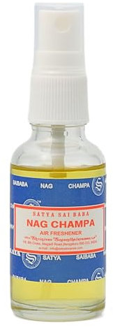 Satya Duftspray, Duftöl - Naturdüfte für Aromatherapie, Raumduft, Diffusor, Duftlampe, Autoduft (30 ml, Nag Champa)