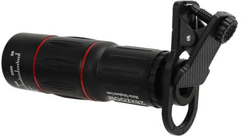 Qukaim Kit di teleobiettivo per telefono HD 28x, obiettivo ad alta potenza per smartphone, obiettivo fisheye ultra grandangolare da 198 gradi, compatibile con la maggior parte dei telefoni cellulari