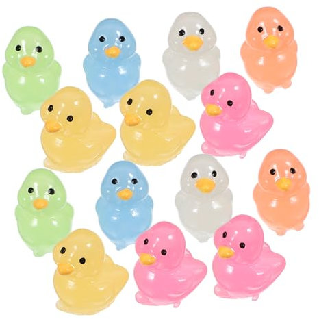 UPKOCH 36pezzi Mini Statuette Anatre in Piccole Statuette Anatre Decorazioni Per in Miniatura Per Micro Paesaggi