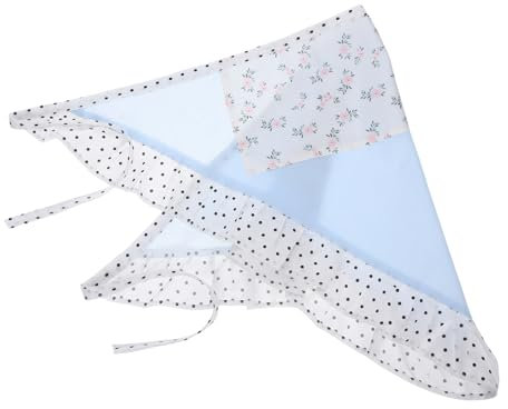 iplusmile Unique Floral Headband Für Mädchen Milchblau Mit Punktmuster Vielseitig Einsetzbar Für Partys Und Hochzeiten Trendiges Haaraccessoire Für Mädchen