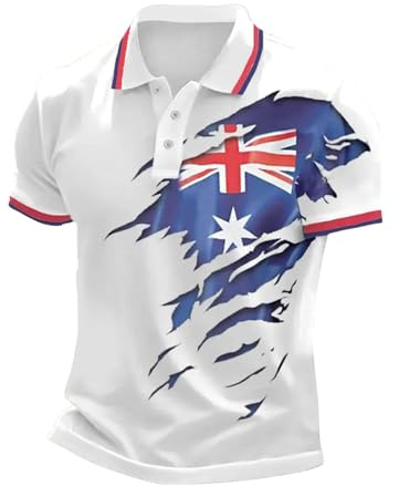 Camiseta de manga raglán y botones en la solapa, con estampado de Jack Jack, Blanco, 6XL