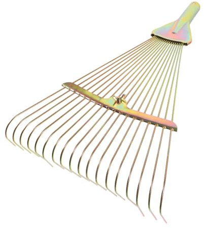 UPKOCH Râteau Robuste pour Pelouses Et Gazon Outil De Jardinage Manuel Râteau pour Nettoyage Jardin